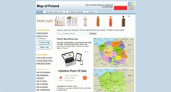 Desktop Screenshot of map-of-poland.co.uk